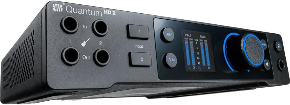 کارت صدای Presonus Quantum HD 2 20 x 24 با کیفیت 32 بیتی / 192 کیلوهرتز USB-C به همراه Studio One Pro و عضویت 12 ماهه Studio One+ Hybrid