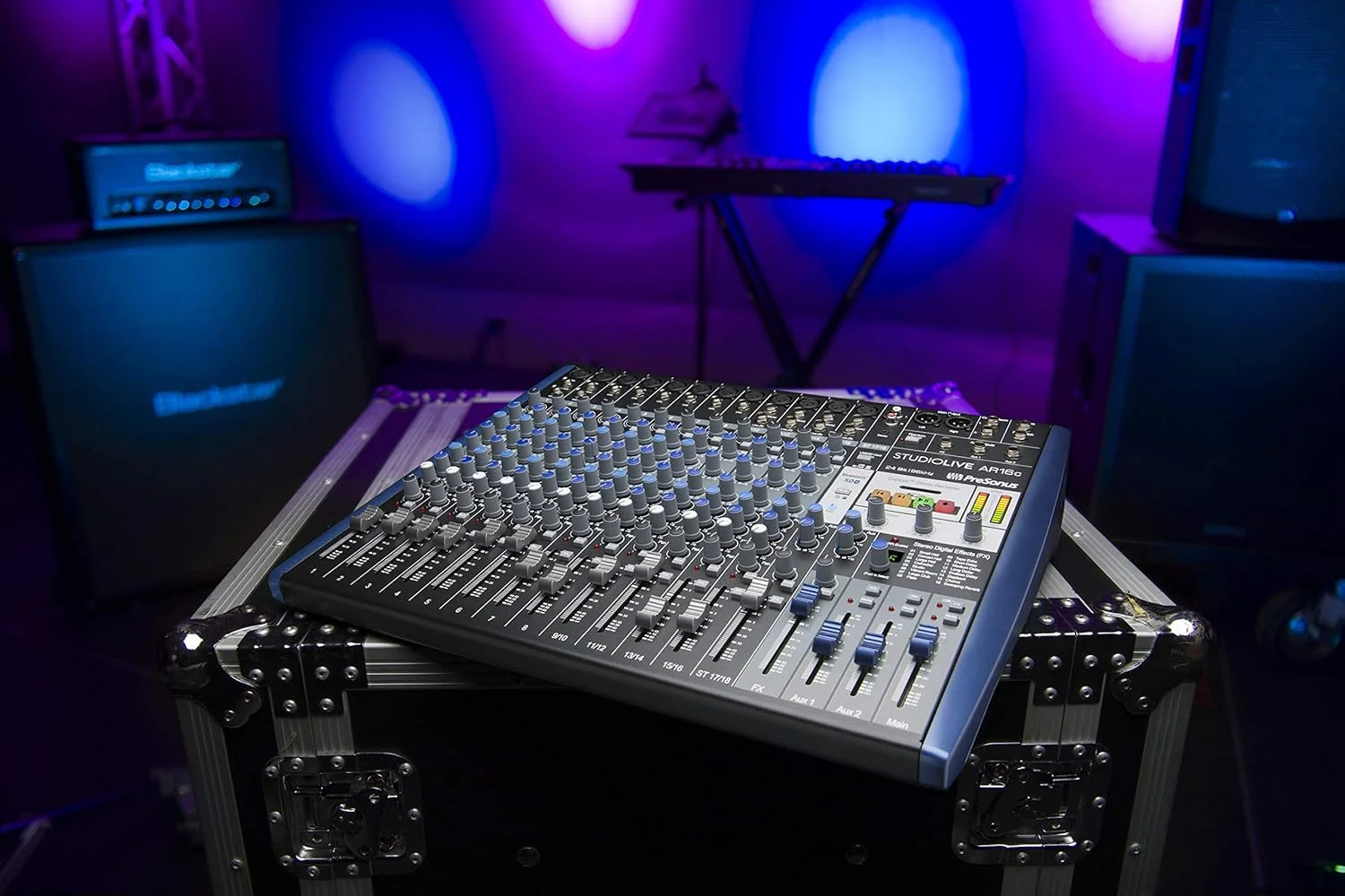 میکسر اجرای دیجیتال/آنالوگ 18 کاناله PreSonus StudioLive AR16c / رابط صوتی سازگار با USB-C / ضبط کننده SD استریو به همراه بسته نرم افزاری ضبط