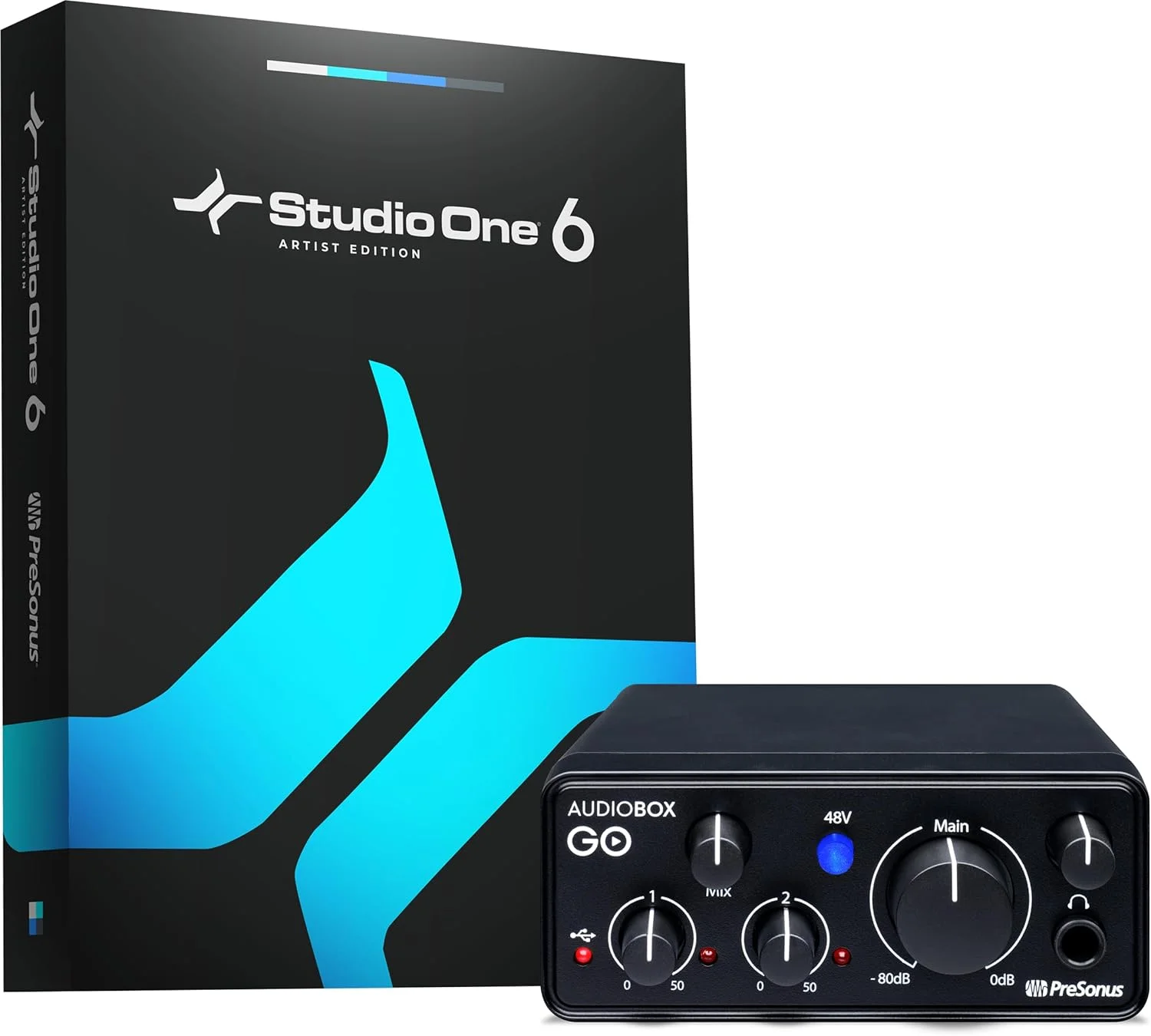 کارت صدای PresonUS Audiobox Go، مشکی