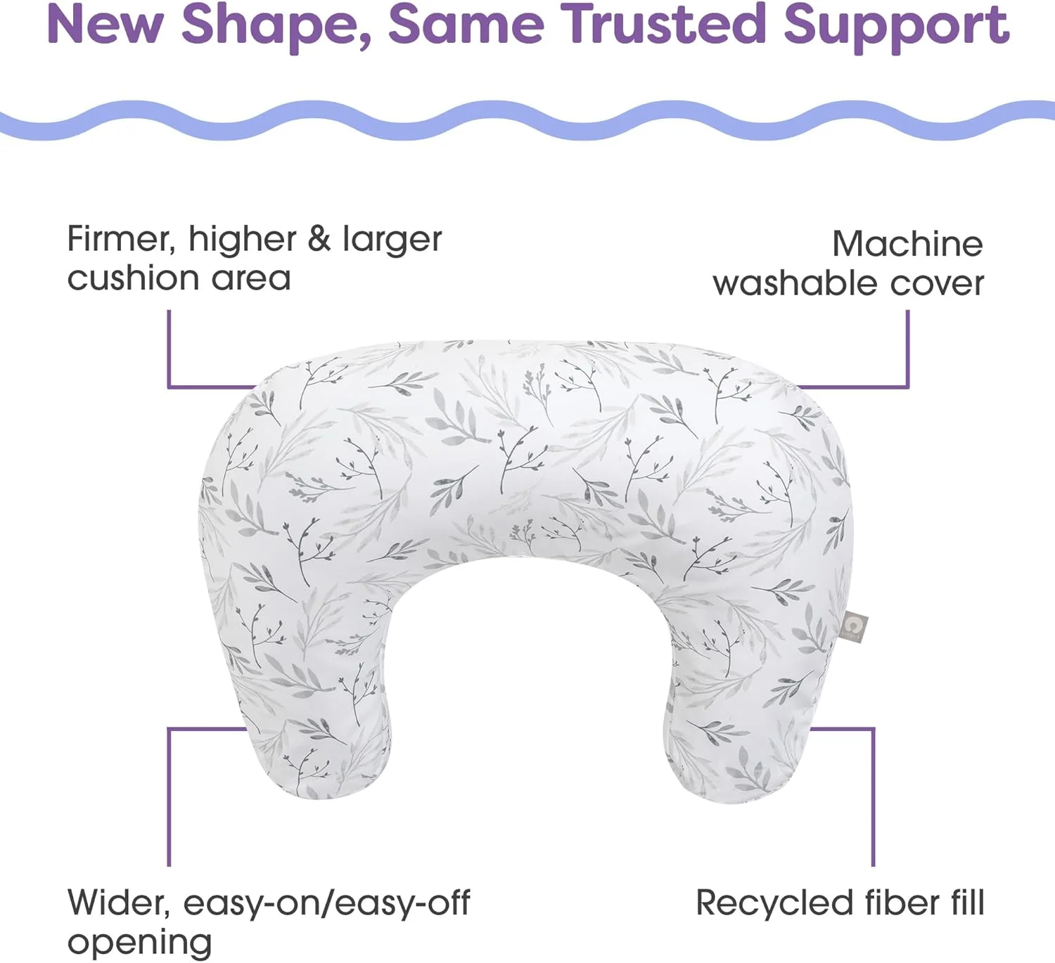 بالش شیردهی بوپی، برگهای ملایم خاکستری، بزرگتر، سفتتر، بالش حمایتی بیشتر برای شیردهی مادر و تغذیه با شیشه شیر، پرکننده سفتتر، ارتفاع بیشتر، ناحیه بزرگتر از بالش شیردهی اصلی بالش شیردهی بوپی، برگهای ملایم خاکستری، بزرگتر، سفتتر، بالش حمایتی بیشتر برای شیردهی مادر و تغذیه با شیشه شیر، پرکننده سفتتر، ارتفاع بیشتر، ناحیه بزرگتر از بالش شیردهی اصلی