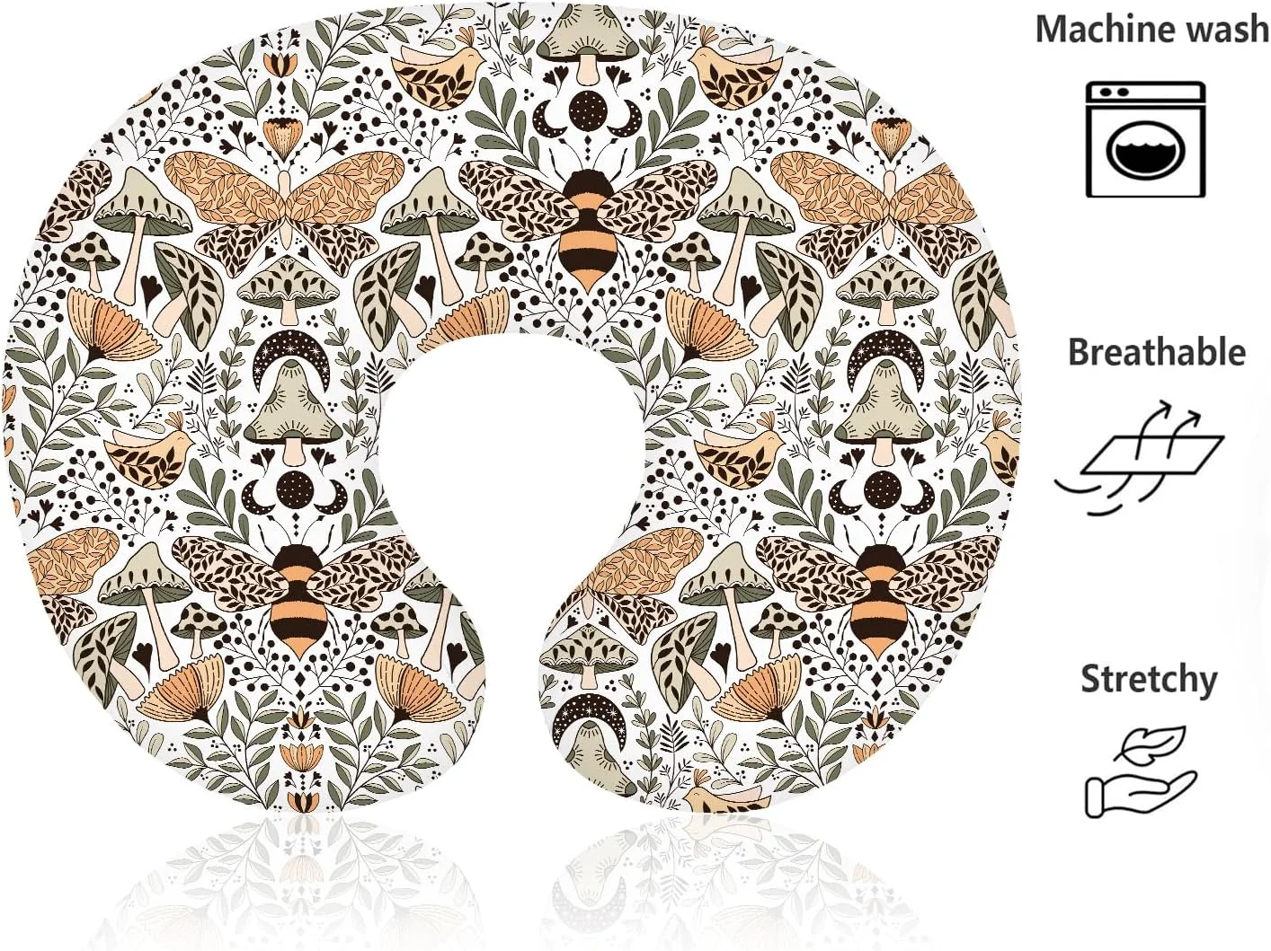 روکش بالش شیردهی کشسان Boyoung، روکش های فوق العاده نرم برای شیردهی نوزادان دختر و پسر، روکش بالش شیردهی مناسب برای بالش های نگهدارنده نوزاد، بالش شیردهی (زنبورها) روکش بالش شیردهی کشسان Boyoung، روکش های فوق العاده نرم برای شیردهی نوزادان دختر و پسر، روکش بالش شیردهی مناسب برای بالش های نگهدارنده نوزاد، بالش شیردهی (زنبورها)