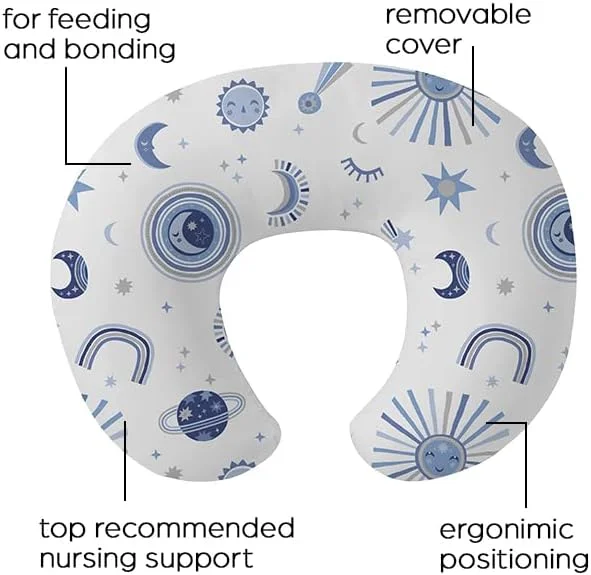 بالش شیردهی و موقعیت دهنده هری سلستریال دیزاین برای حمایت از تغذیه مادر، زمان بازی روی شکم، شیردهی با سینه و شیشه شیر