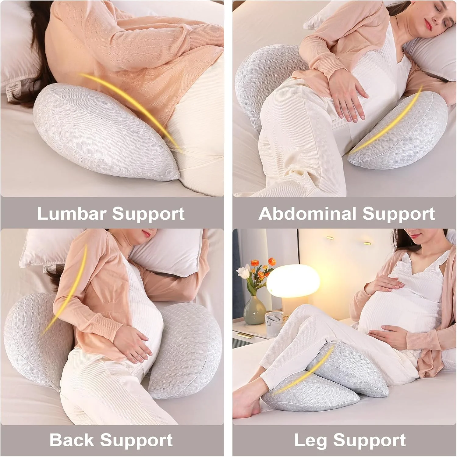 بالش بارداری گوه ای SHANNA برای خواب، بالش تمام بدن راحت و قابل تنظیم جدید 2024 با روکش بامبو خنک کننده و ابریشمی، بالش شیردهی برای بارداری، بالش بارداری و بدن (خاکستری) بالش بارداری گوه ای SHANNA برای خواب، بالش تمام بدن راحت و قابل تنظیم جدید 2024 با روکش بامبو خنک کننده و ابریشمی، بالش شیردهی برای بارداری، بالش بارداری و بدن (خاکستری)