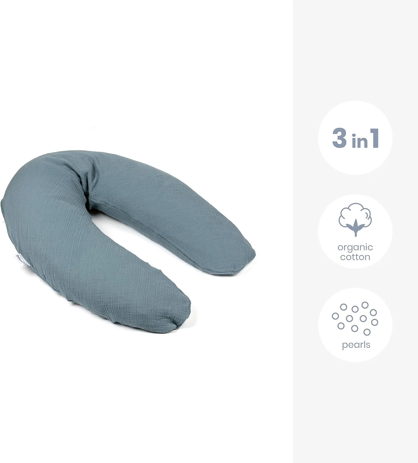 Doomoo Basics - روکش بالش شیردهی بزرگ تترا Comfy Big Cover 190 سانتی متر - روکش بالش شیردهی برای بزرگترین بالش شیردهی ما - با رنگ های طبیعی به بالش چند منظوره خود ظاهری جدید ببخشید Doomoo Basics - روکش بالش شیردهی بزرگ تترا Comfy Big Cover 190 سانتی متر - روکش بالش شیردهی برای بزرگترین بالش شیردهی ما - با رنگ های طبیعی به بالش چند منظوره خود ظاهری جدید ببخشید