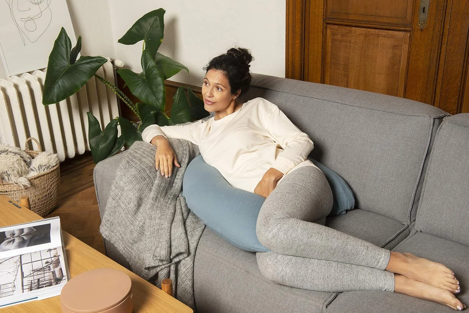 Doomoo Basics - روکش بالش شیردهی بزرگ تترا Comfy Big Cover 190 سانتی متر - روکش بالش شیردهی برای بزرگترین بالش شیردهی ما - با رنگ های طبیعی به بالش چند منظوره خود ظاهری جدید ببخشید Doomoo Basics - روکش بالش شیردهی بزرگ تترا Comfy Big Cover 190 سانتی متر - روکش بالش شیردهی برای بزرگترین بالش شیردهی ما - با رنگ های طبیعی به بالش چند منظوره خود ظاهری جدید ببخشید