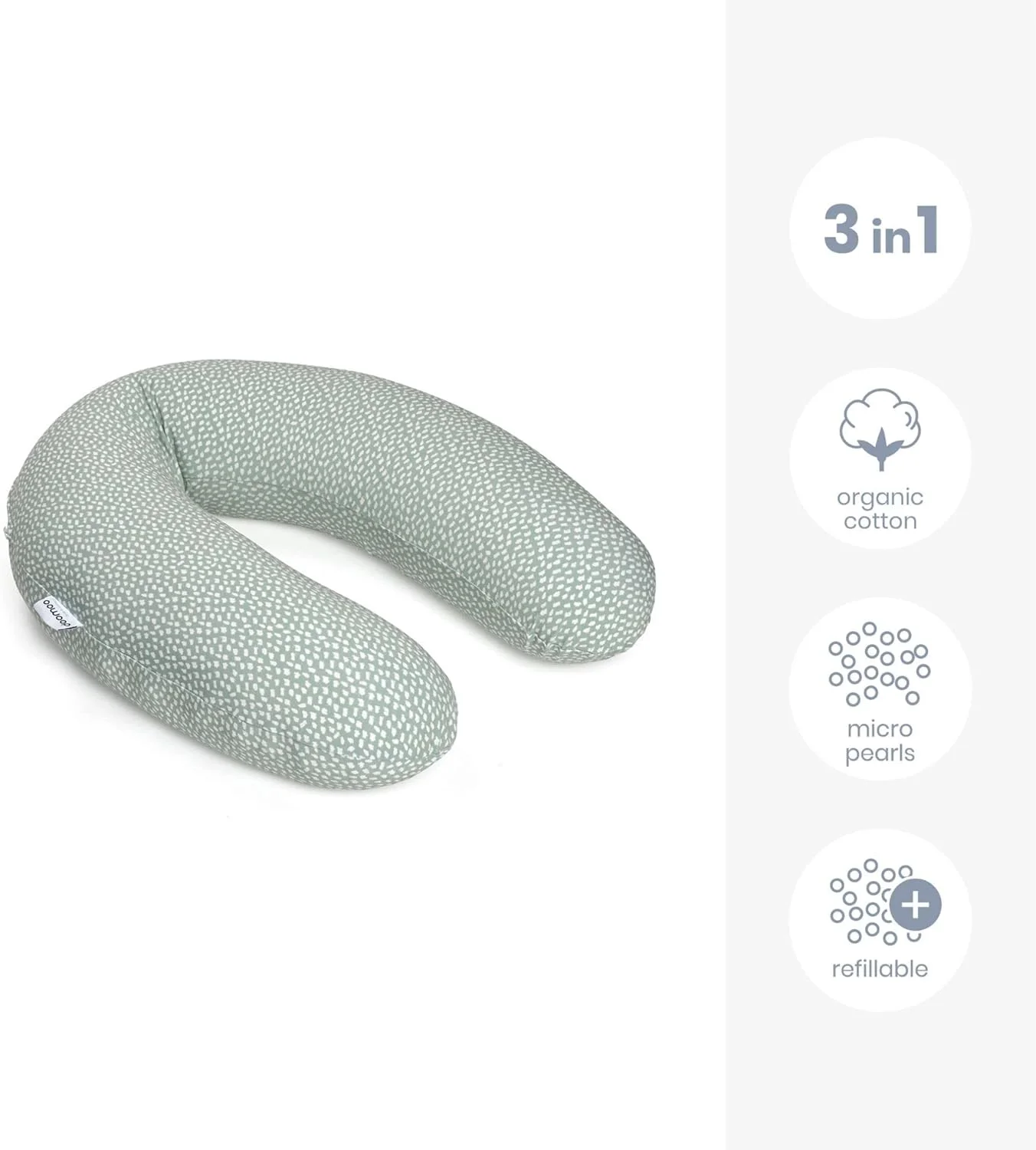 بالش شیردهی Doomoo Buddy - بالش بارداری چند منظوره برای مادر و نوزاد - بالش راحتی برای خواب، شیردهی و پشتیبانی - همراه بارداری همه کاره بالش شیردهی Doomoo Buddy - بالش بارداری چند منظوره برای مادر و نوزاد - بالش راحتی برای خواب، شیردهی و پشتیبانی - همراه بارداری همه کاره