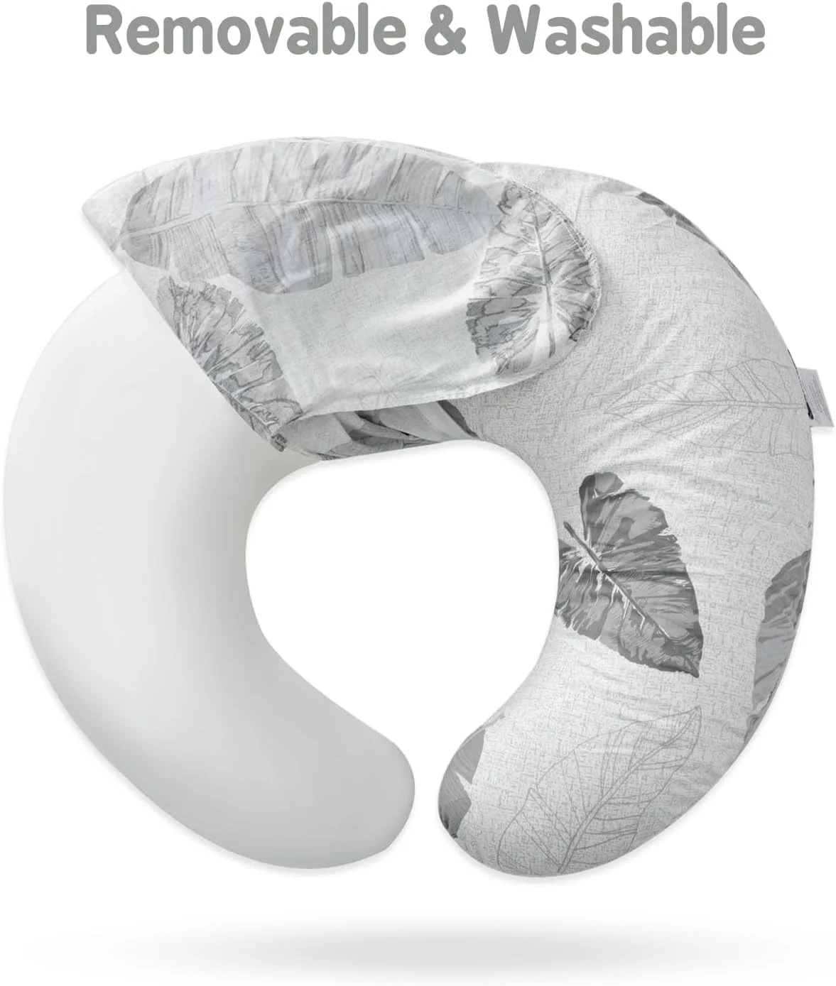 بالش شیردهی و تغذیه نوزاد Little Story - طرح برگ، 0-9 ماه بالش شیردهی و تغذیه نوزاد Little Story - طرح برگ، 0-9 ماه