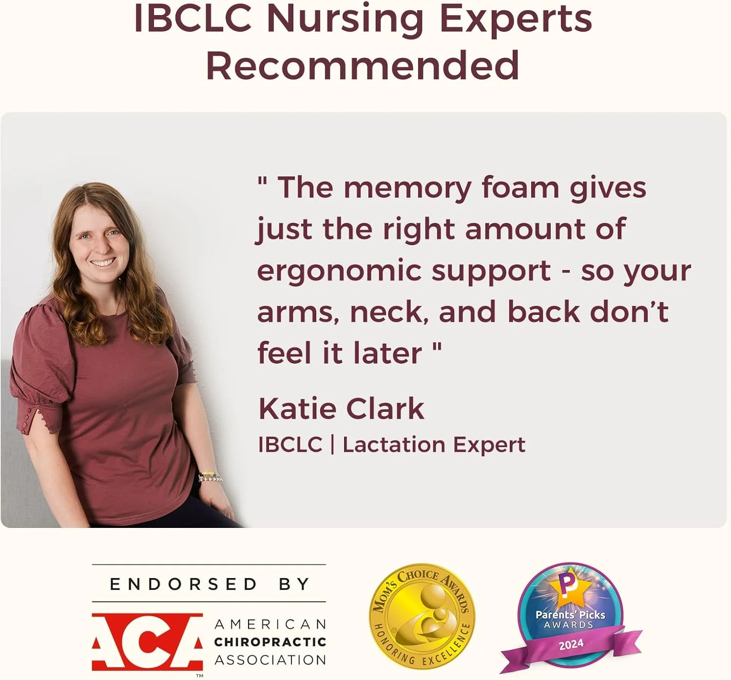 بالش شیردهی محافظ دار نوآورانه Momcozy - فوم حافظه دار سفت و فنری - پشتیبانی و راحتی ارگونومیک و پایدار - کوسن شیردهی پهن تر، قابل تنظیم، روکش قابل جابجایی، دارای گواهی ایمنی کودک بالش شیردهی محافظ دار نوآورانه Momcozy - فوم حافظه دار سفت و فنری - پشتیبانی و راحتی ارگونومیک و پایدار - کوسن شیردهی پهن تر، قابل تنظیم، روکش قابل جابجایی، دارای گواهی ایمنی کودک