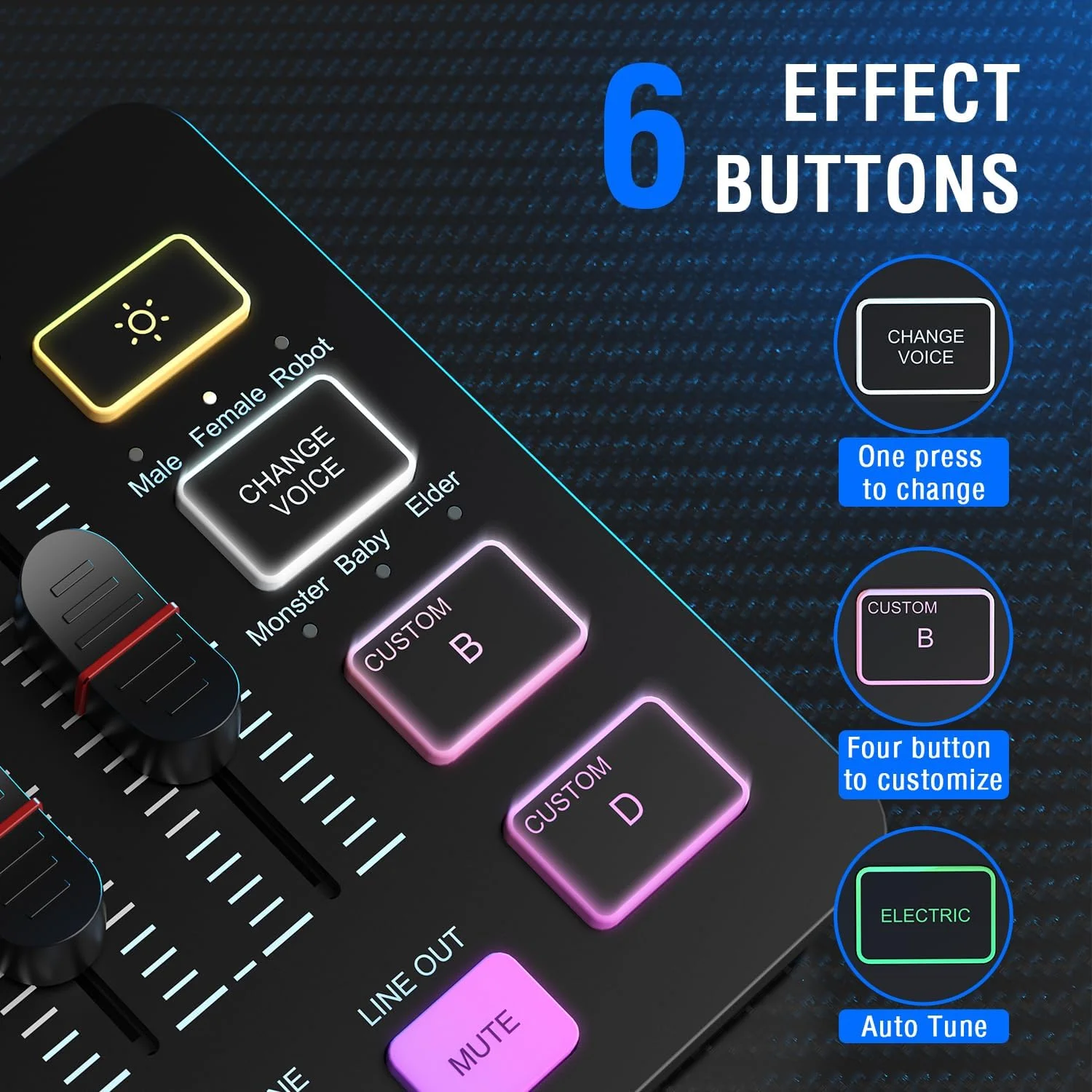 میکسر صوتی گیمینگ FIFINE با رابط میکروفون XLR، میکسر RGB PC DJ با فیدر صدا، کنترل مجزا، قطع و وصل صدا و مانیتور، منبع تغذیه فانتوم 48 ولت، برای میکسر صوتی گیمینگ FIFINE با رابط میکروفون XLR، میکسر RGB PC DJ با فیدر صدا، کنترل مجزا، قطع و وصل صدا و مانیتور، منبع تغذیه فانتوم 48 ولت، برای