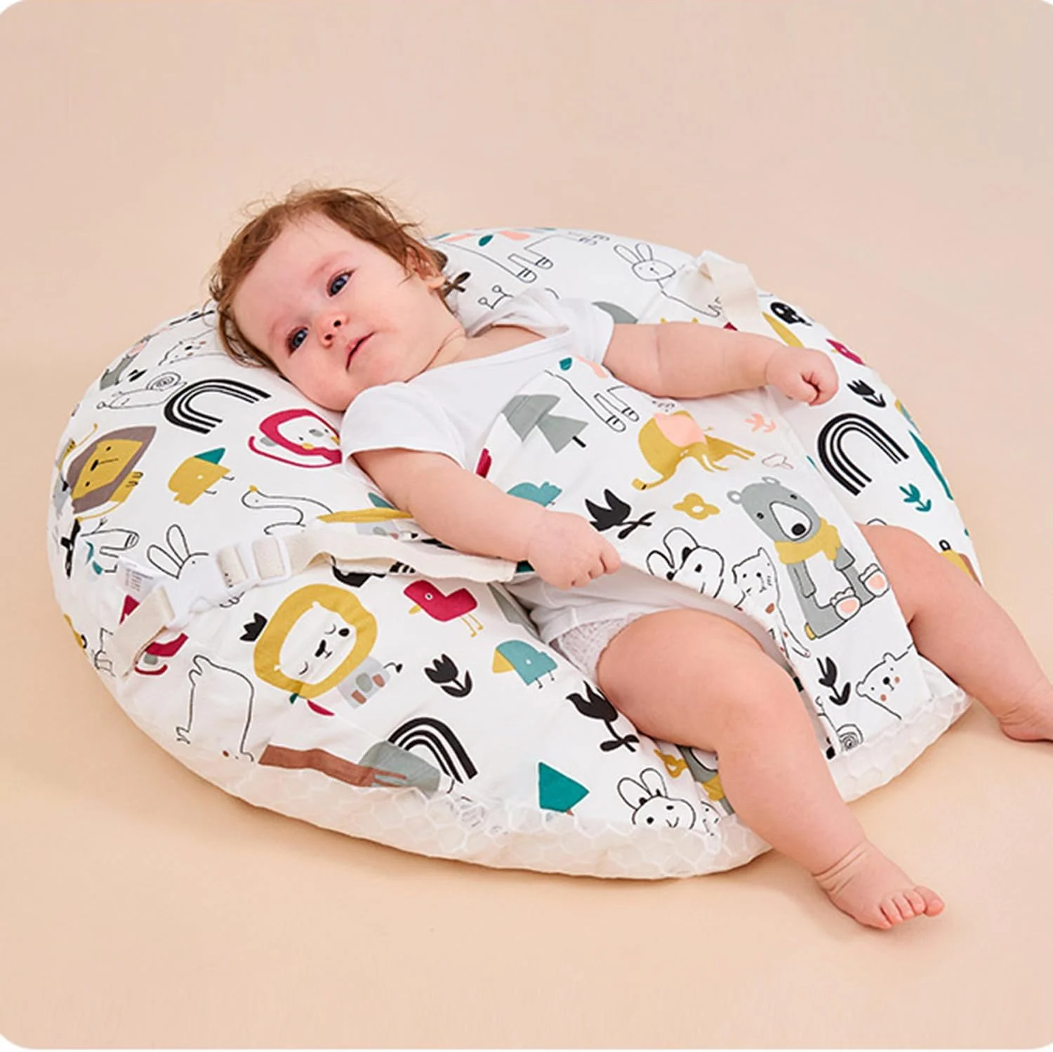 بالش شیردهی HIKKY، بالش تغذیه نوزاد، بالش استراحت نوزاد، بالش شیب دار 15 درجه با کمربند ایمنی برای شیردهی بالش شیردهی HIKKY، بالش تغذیه نوزاد، بالش استراحت نوزاد، بالش شیب دار 15 درجه با کمربند ایمنی برای شیردهی