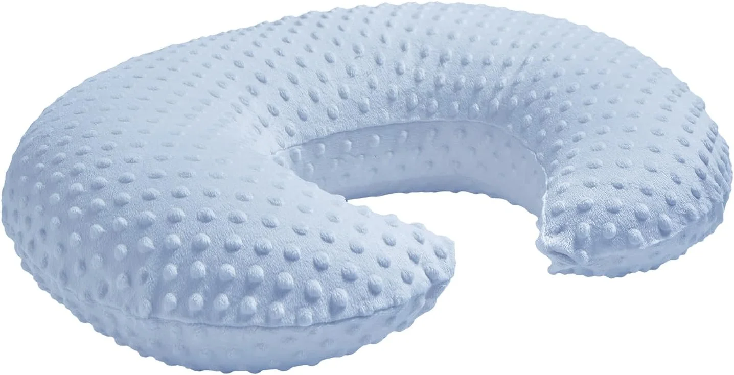 بالش شیردهی و حالت دهنده بدن ESEN برای شیردهی با سینه و شیشه، بالش های شیردهی فوق العاده نرم کودک با روکش بالش شیردهی قابل جابجایی برای حمایت بیشتر از مادر و نوزاد (آبی) بالش شیردهی و حالت دهنده بدن ESEN برای شیردهی با سینه و شیشه، بالش های شیردهی فوق العاده نرم کودک با روکش بالش شیردهی قابل جابجایی برای حمایت بیشتر از مادر و نوزاد (آبی)