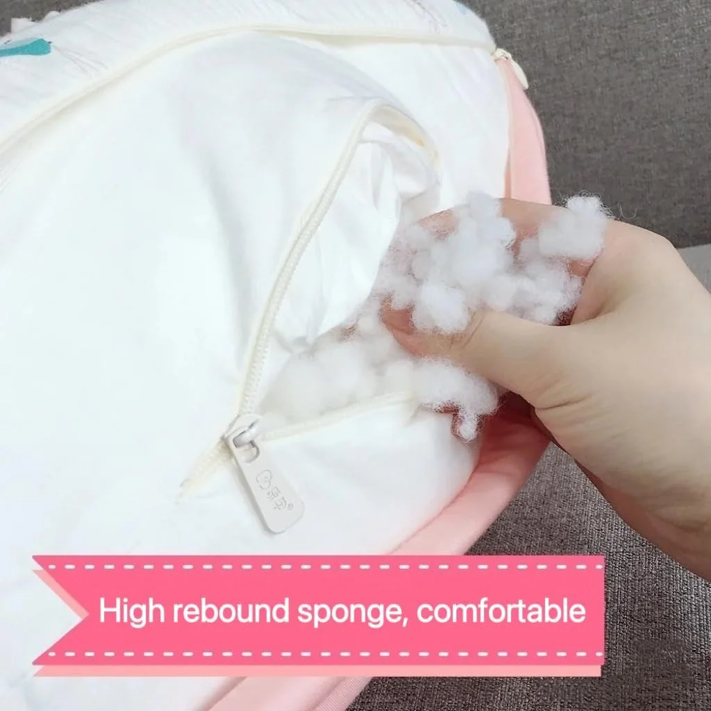 بالش شیردهی نوزاد، بالش شیردهی قابل حمل برای نوزادان پسر و دختر با زیپ قابل شستشو بالش شیردهی نوزاد، بالش شیردهی قابل حمل برای نوزادان پسر و دختر با زیپ قابل شستشو