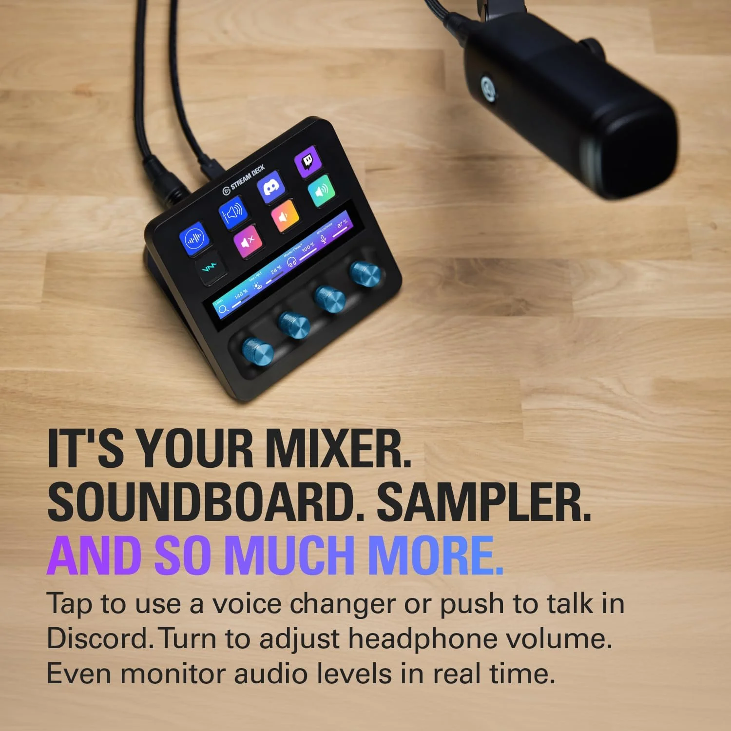 Elgato XLR Dock – برای Stream Deck +، رابط میکروفون XLR به USB، میکسر صوتی قابل تنظیم، بهره 75 دسی بل/فانتوم پاور/Clipguard – Mac/PC، Stream Deck شامل نمی شود Elgato XLR Dock – برای Stream Deck +، رابط میکروفون XLR به USB، میکسر صوتی قابل تنظیم، بهره 75 دسی بل/فانتوم پاور/Clipguard – Mac/PC، Stream Deck شامل نمی شود