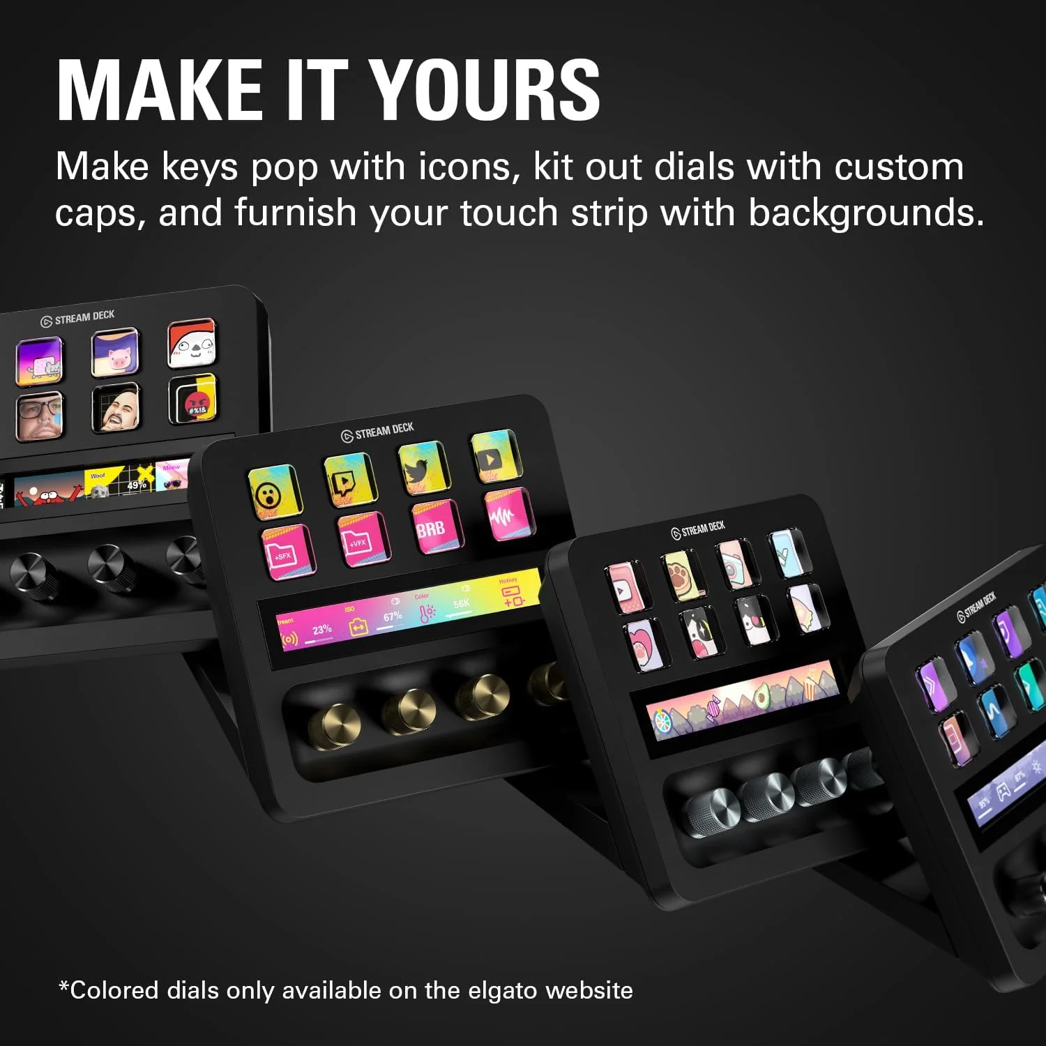 Elgato Stream Deck + XLR - کنترلر گردش کار، میکسر صدا، کلیدهای ماکرو/دکمهها/نوارهای لمسی قابل تنظیم، رابط میکروفون XLR به USB، اتصال USB-C، سازگار با Mac/PC Elgato Stream Deck + XLR - کنترلر گردش کار، میکسر صدا، کلیدهای ماکرو/دکمهها/نوارهای لمسی قابل تنظیم، رابط میکروفون XLR به USB، اتصال USB-C، سازگار با Mac/PC