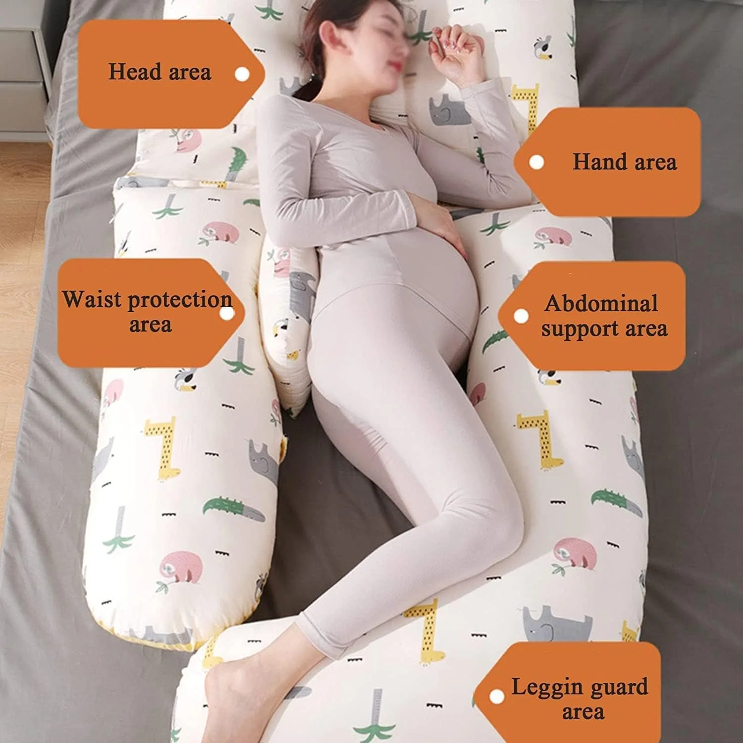 بالش بارداری OYDAS بالش بارداری U شکل، بالش تمام بدن زن باردار بالش خواب پهلو، بالش شیردهی چند منظوره بارداری بالش بارداری OYDAS بالش بارداری U شکل، بالش تمام بدن زن باردار بالش خواب پهلو، بالش شیردهی چند منظوره بارداری