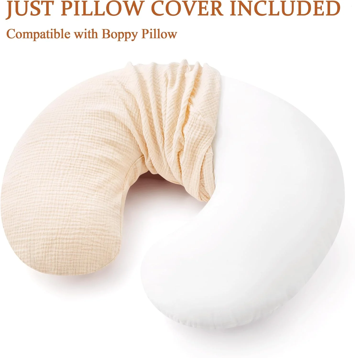 روکش بالش شیردهی موسلین پرو گلیم، 100% پنبه نرم و قابل تنفس، روکش بالش تغذیه برای مادران شیرده، مناسب برای بالش شیردهی نوزاد استاندارد، برای پسران و دختران، بسته 2 عددی (قهوه ای و بژ) روکش بالش شیردهی موسلین پرو گلیم، 100% پنبه نرم و قابل تنفس، روکش بالش تغذیه برای مادران شیرده، مناسب برای بالش شیردهی نوزاد استاندارد، برای پسران و دختران، بسته 2 عددی (قهوه ای و بژ)