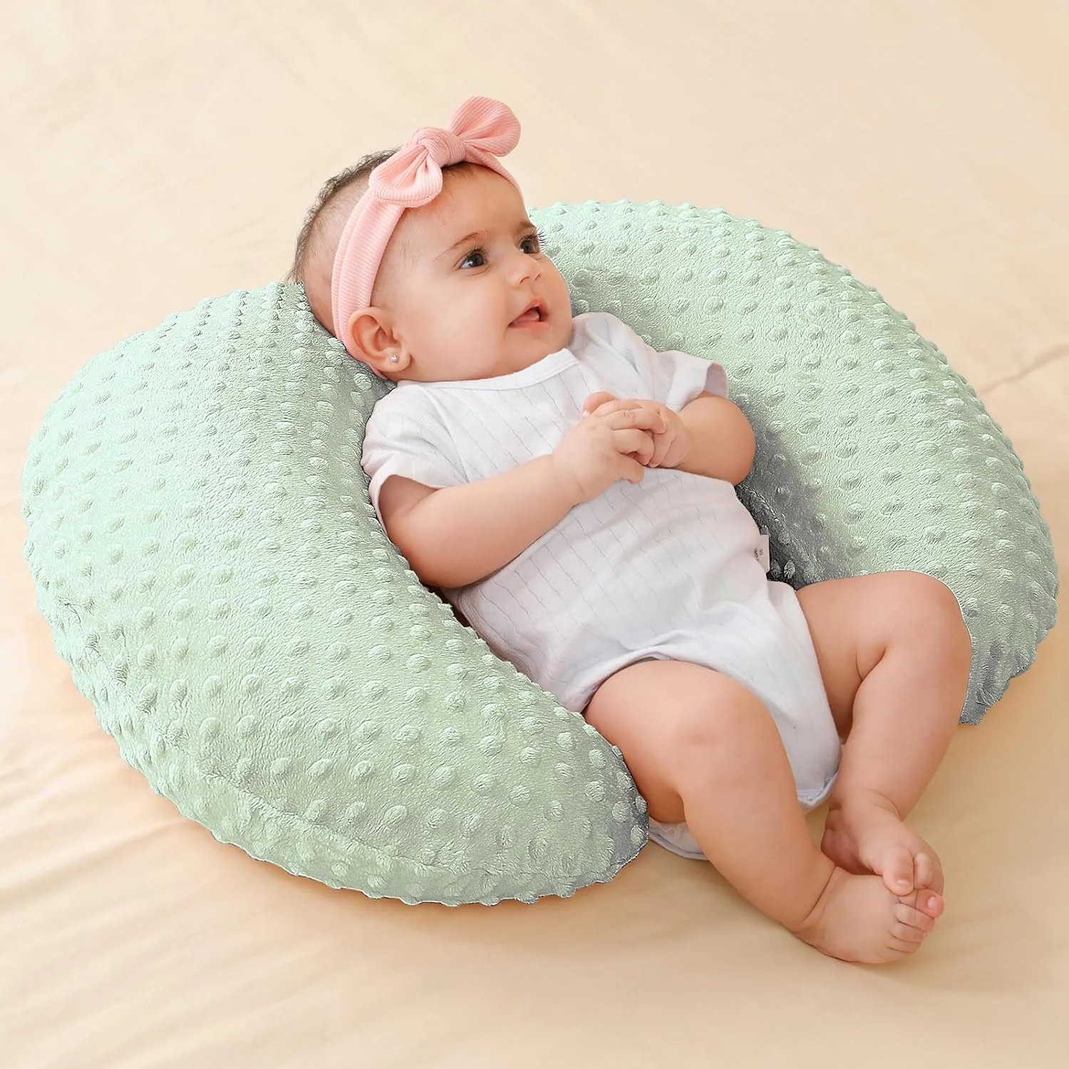 روکش بالش شیردهی QUENESS، بهترین روکش بالش شیردهی برای مادران شیرده (سبز) روکش بالش شیردهی QUENESS، بهترین روکش بالش شیردهی برای مادران شیرده (سبز)