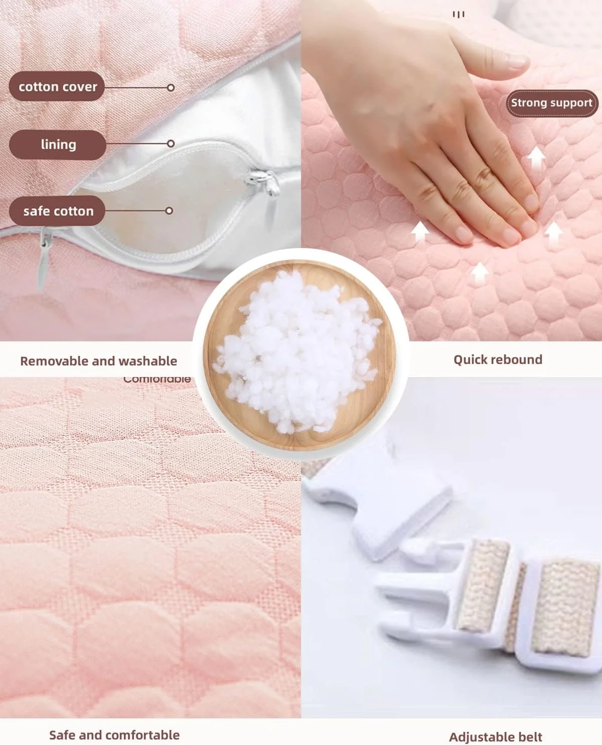 بالش شیردهی کودک WYXunPlanet، بالش تغذیه، بالش های شیردهی، بالش های شیردهی نوزاد و پشتی، قابلیت تغییر موقعیت تغذیه نوزاد (صورتی) بالش شیردهی کودک WYXunPlanet، بالش تغذیه، بالش های شیردهی، بالش های شیردهی نوزاد و پشتی، قابلیت تغییر موقعیت تغذیه نوزاد (صورتی)