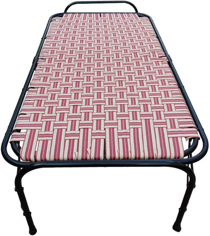 تخت تاشو دو لوله AARAM CHARPAI UDYOG سایز 39 در 72 | تخت تاشو برای خواب | فوق العاده قوی (39" X 72") تخت تاشو دو لوله AARAM CHARPAI UDYOG سایز 39 در 72 | تخت تاشو برای خواب | فوق العاده قوی (39" X 72")