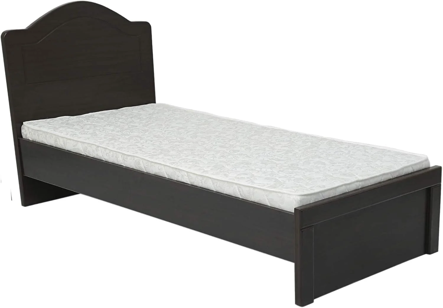 تخت خواب یک نفره چوبی AFT با تاج، قهوه ای تیره - 190 (طول) x 100 (عرض) x 90 (ارتفاع) سانتی متر تخت خواب یک نفره چوبی AFT با تاج، قهوه ای تیره - 190 (طول) x 100 (عرض) x 90 (ارتفاع) سانتی متر
