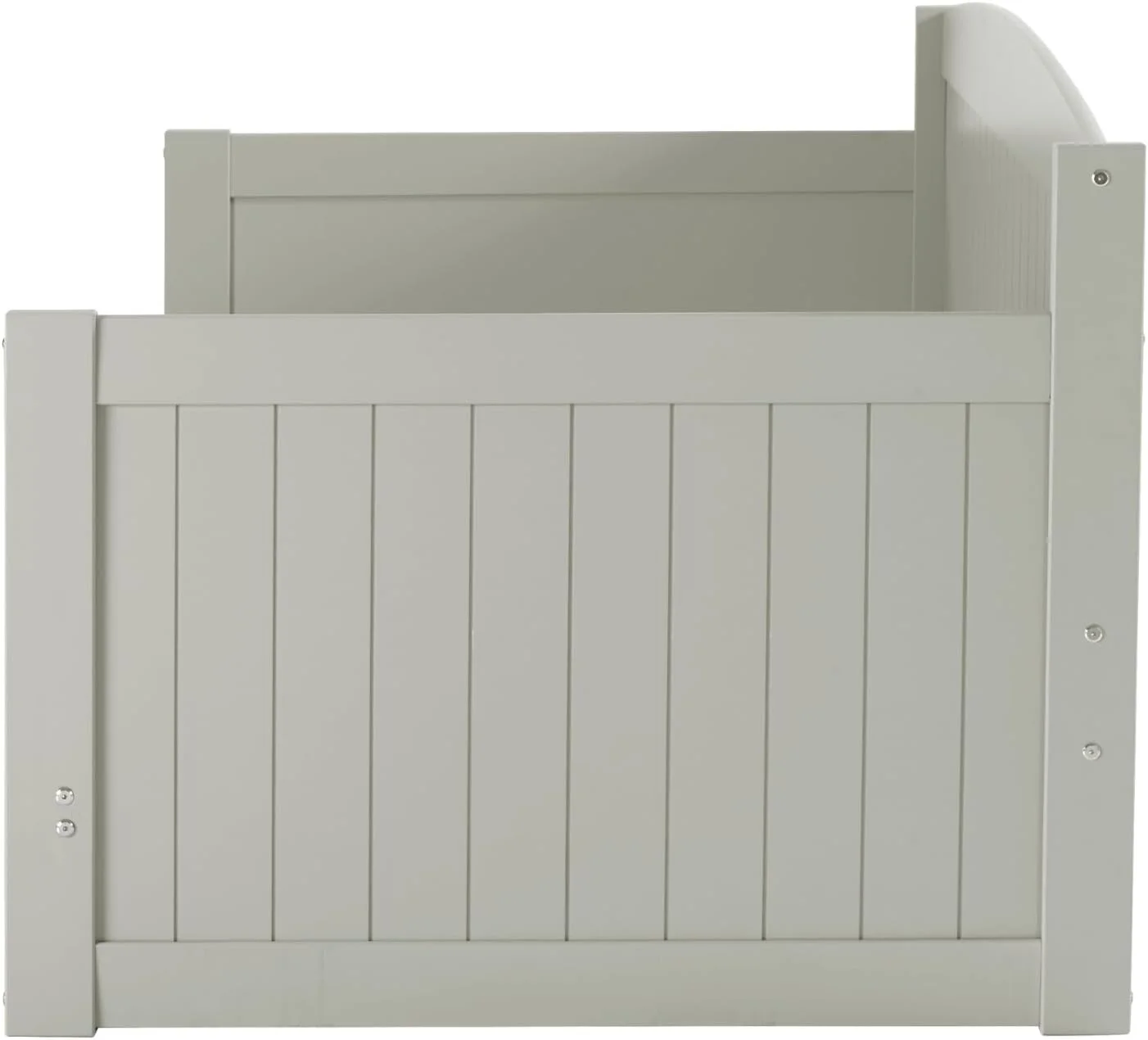 تخت خواب یک نفره چوبی آلاتر مدل Harmony، خاکستری کبوتر، دارای 2 کشو، ظرفیت وزنی 200 کیلوگرم، ساخته شده از چوب کاج برزیلی، روکش، مناسب برای کودکان، تخت خواب کشویی سایز کینگ برای پسران و دختران تخت خواب یک نفره چوبی آلاتر مدل Harmony، خاکستری کبوتر، دارای 2 کشو، ظرفیت وزنی 200 کیلوگرم، ساخته شده از چوب کاج برزیلی، روکش، مناسب برای کودکان، تخت خواب کشویی سایز کینگ برای پسران و دختران