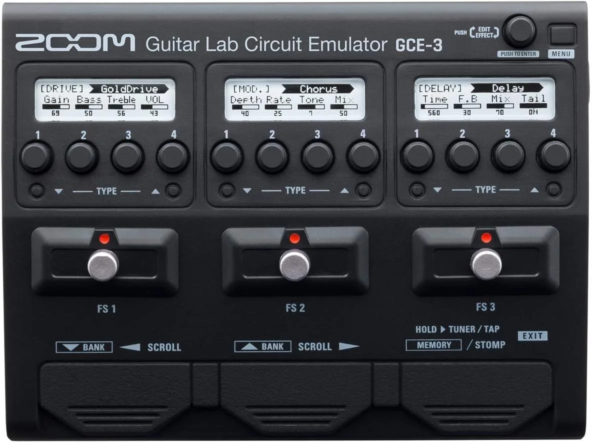 شبیه ساز مدار گیتار Zoom GCE-3 Guitar Lab، رابط صوتی USB جمع و جور برای شبیه سازی پردازنده های افکت زوم با استفاده از نرم افزار Guitar Lab، 6 سانتی متر شبیه ساز مدار گیتار Zoom GCE-3 Guitar Lab، رابط صوتی USB جمع و جور برای شبیه سازی پردازنده های افکت زوم با استفاده از نرم افزار Guitar Lab، 6 سانتی متر