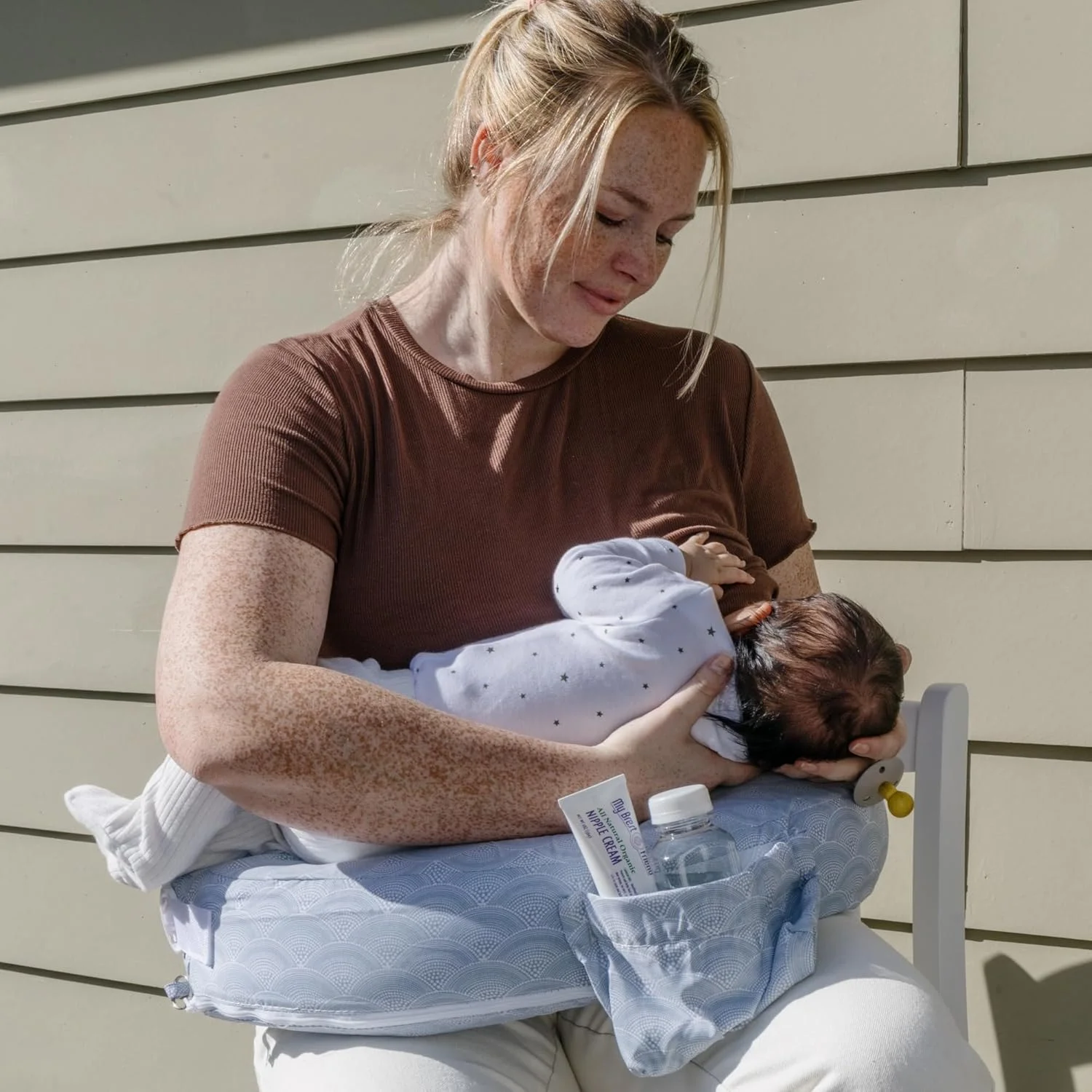 بالش شیردهی بادی مسافرتی مای برست فرند برای شیردهی مادر، تغذیه با شیشه و پشتیبانی از وضعیت بدن با روکش لغزنده، Horizon