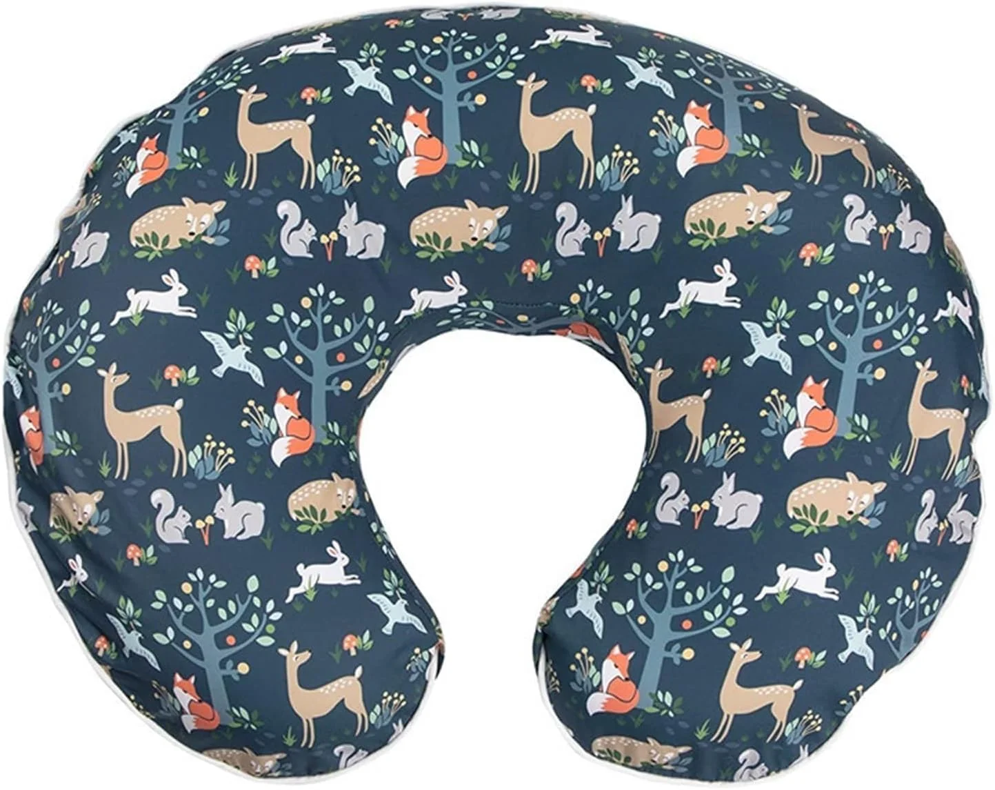 بالش شیردهی تکیه گاه THE WHITE SHOP، 43x36x12 سانتی متر، حیوانات جنگل سبز، شیردهی ارگونومیک، تغذیه با شیشه شیر و ایجاد پیوند، پر شده از الیاف، با روکش قابل جدا شدن، قابل شستشو در ماشین لباسشویی (رنگ: B) بالش شیردهی تکیه گاه THE WHITE SHOP، 43x36x12 سانتی متر، حیوانات جنگل سبز، شیردهی ارگونومیک، تغذیه با شیشه شیر و ایجاد پیوند، پر شده از الیاف، با روکش قابل جدا شدن، قابل شستشو در ماشین لباسشویی (رنگ: B)