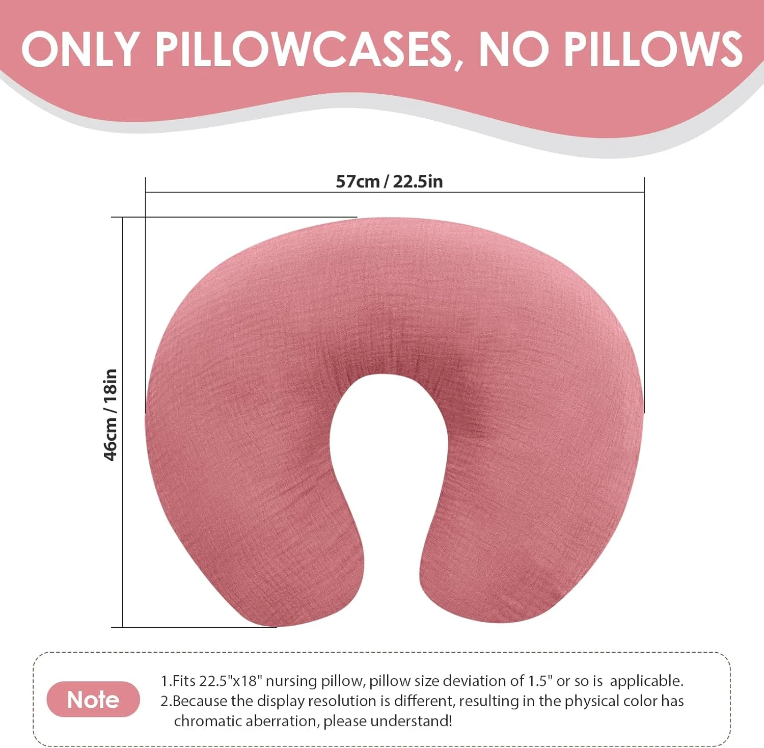 وینمانی 2 عددی روکش بالش شیردهی موسلین، روکش بالش شیردهی نوزاد از جنس پنبه نرم، روکش بالش تغذیه کودک، هدیه سیسمونی برای دختران و پسران (گل رز + صورتی روشن) وینمانی 2 عددی روکش بالش شیردهی موسلین، روکش بالش شیردهی نوزاد از جنس پنبه نرم، روکش بالش تغذیه کودک، هدیه سیسمونی برای دختران و پسران (گل رز + صورتی روشن)