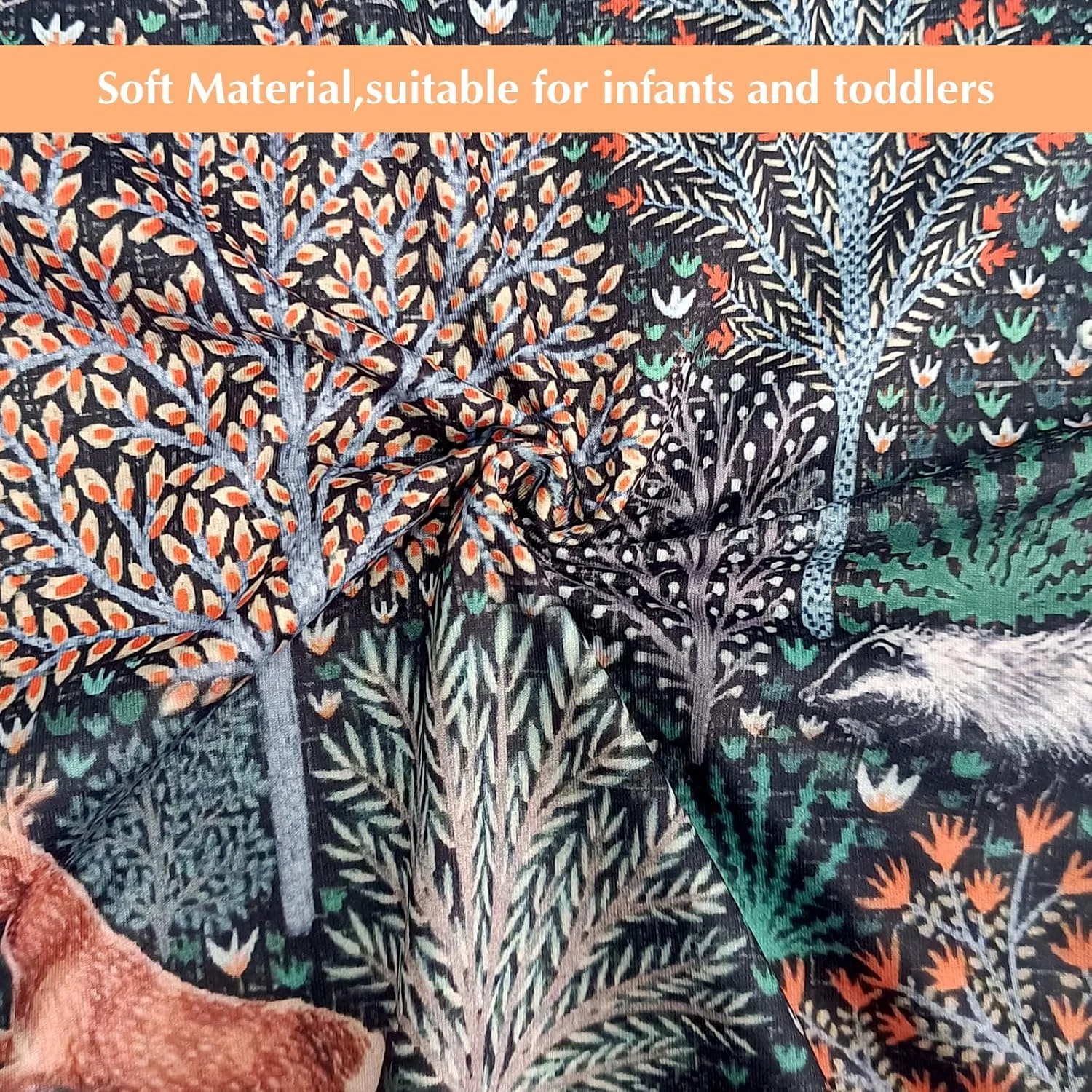 وینمانی 2 عددی روکش بالش شیردهی نوزاد بالش شیردهی U شکل روکش کوسن کشسان قابل تعویض طرح جنگل و گل روکش بالش 57x45.5 سانتی متر وینمانی 2 عددی روکش بالش شیردهی نوزاد بالش شیردهی U شکل روکش کوسن کشسان قابل تعویض طرح جنگل و گل روکش بالش 57x45.5 سانتی متر