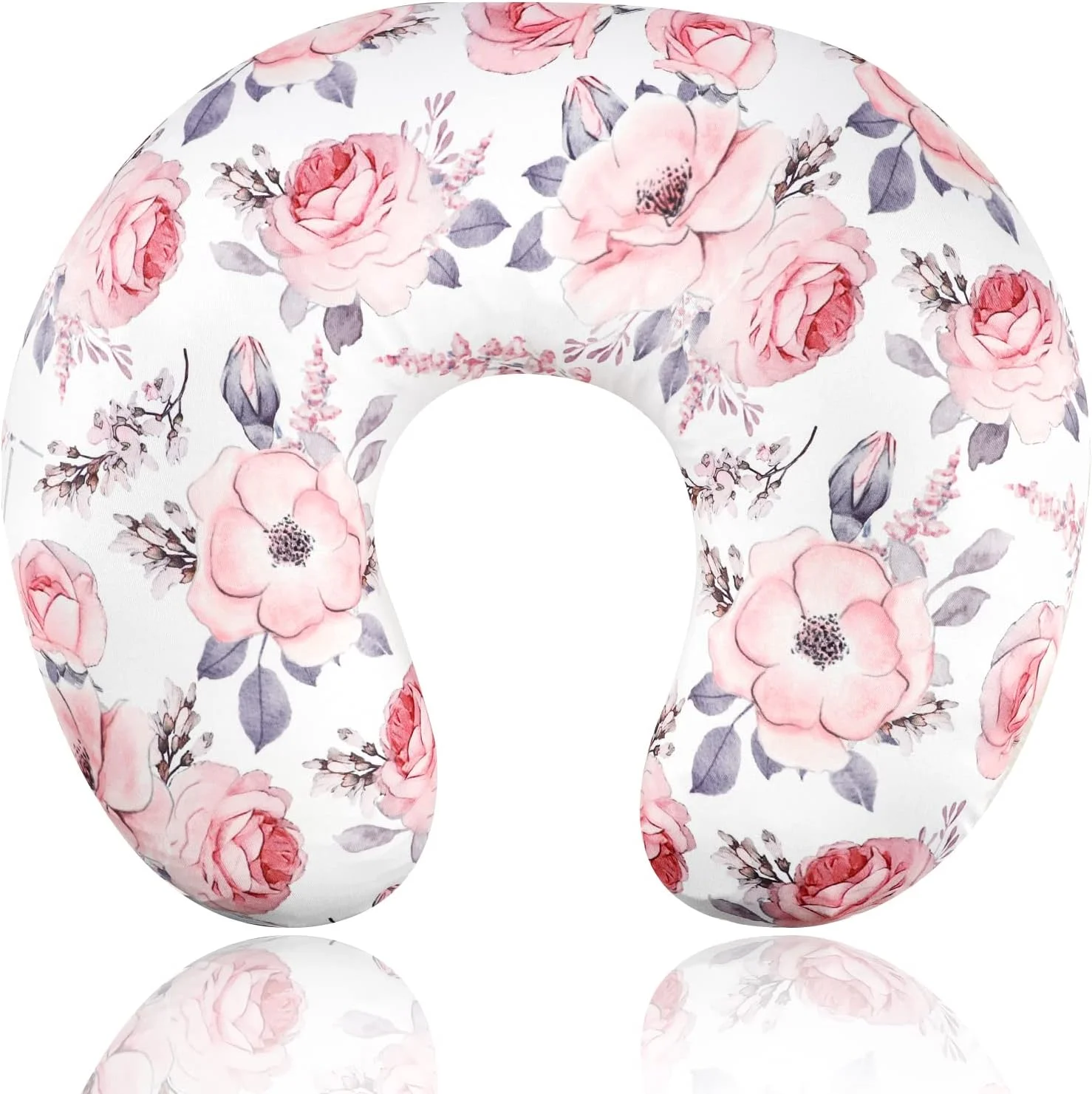 روکش بالش شیردهی دخترانه SWESEN، روکش بالش شیردهی طرح گلدار برای نوزاد، مناسب برای بالش شیردهی نوزاد، فوق العاده نرم و قابل تنفس، گل صورتی روکش بالش شیردهی دخترانه SWESEN، روکش بالش شیردهی طرح گلدار برای نوزاد، مناسب برای بالش شیردهی نوزاد، فوق العاده نرم و قابل تنفس، گل صورتی