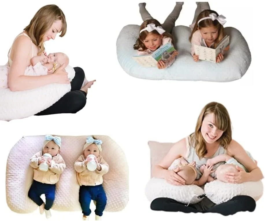 بالش دوقلو Z به همراه 1 روکش مخمل خاکستری + کیف مسافرتی رایگان!