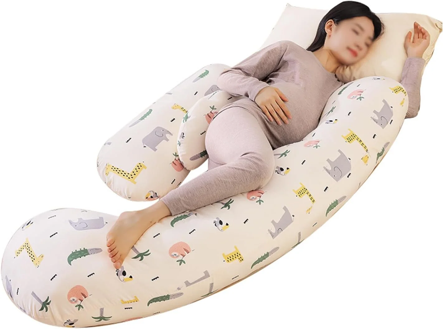 بالش بارداری OYDAS بالش بارداری U شکل، بالش تمام بدن زن باردار بالش خواب جانبی، بالش شیردهی چند منظوره بارداری بالش بارداری OYDAS بالش بارداری U شکل، بالش تمام بدن زن باردار بالش خواب جانبی، بالش شیردهی چند منظوره بارداری