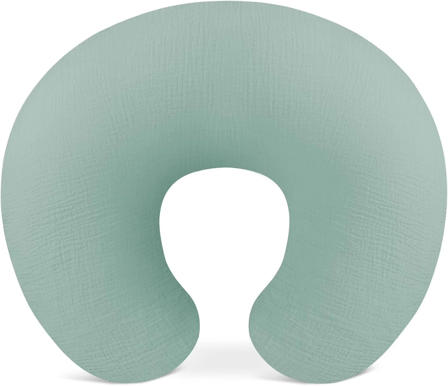 روکش بالش شیردهی، روکش های بسیار نرم پنبه ای موسلین برای بالش های شیردهی، قابل جابجایی، تنفس پذیر، قابل شستشو در ماشین لباسشویی، ایده آل برای نوزادان پسر و دختر، نوزادان تازه متولد شده، بسته 2 عددی، برگ C و Sag