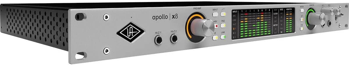 کارت صدای یونیورسال آدیو Apollo x8 Gen 2 Essentials+ 18x24 تاندربولت با پردازشگر UAD DSP کارت صدای یونیورسال آدیو Apollo x8 Gen 2 Essentials+ 18x24 تاندربولت با پردازشگر UAD DSP