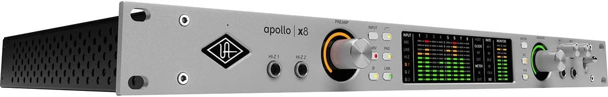 کارت صدای یونیورسال آدیو Apollo x8 Gen 2 Essentials+ 18x24 تاندربولت با پردازشگر UAD DSP کارت صدای یونیورسال آدیو Apollo x8 Gen 2 Essentials+ 18x24 تاندربولت با پردازشگر UAD DSP
