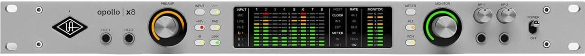کارت صدای یونیورسال آدیو Apollo x8 Gen 2 Essentials+ 18x24 تاندربولت با پردازشگر UAD DSP کارت صدای یونیورسال آدیو Apollo x8 Gen 2 Essentials+ 18x24 تاندربولت با پردازشگر UAD DSP