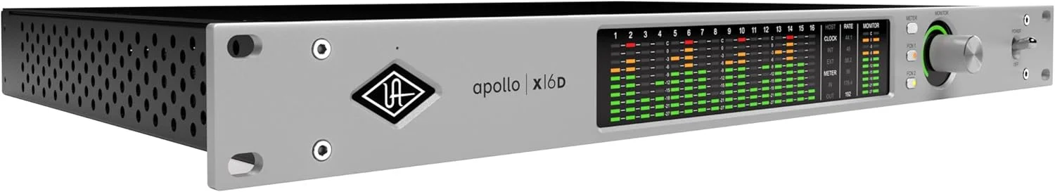 کارت صدای یونیورسال آدیو Apollo x16D Ultimate+ با 18 ورودی/20 خروجی، Dante I/O و پردازشگر UAD DSP