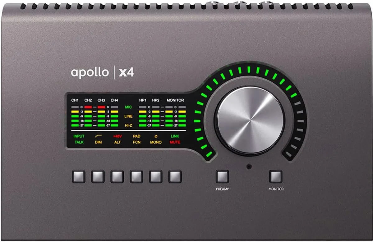 کارت صدای یونیورسال آدیو Apollo x4 Heritage Edition با 12 ورودی/18 خروجی تاندربولت 3 و پردازشگر UAD DSP