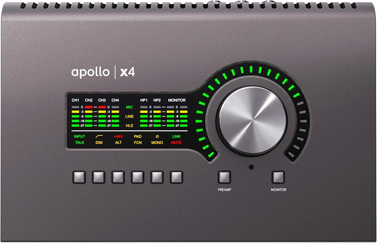 کارت صدای یونیورسال آدیو Apollo x4 Heritage Edition با 12 ورودی/18 خروجی تاندربولت 3 و پردازشگر UAD DSP