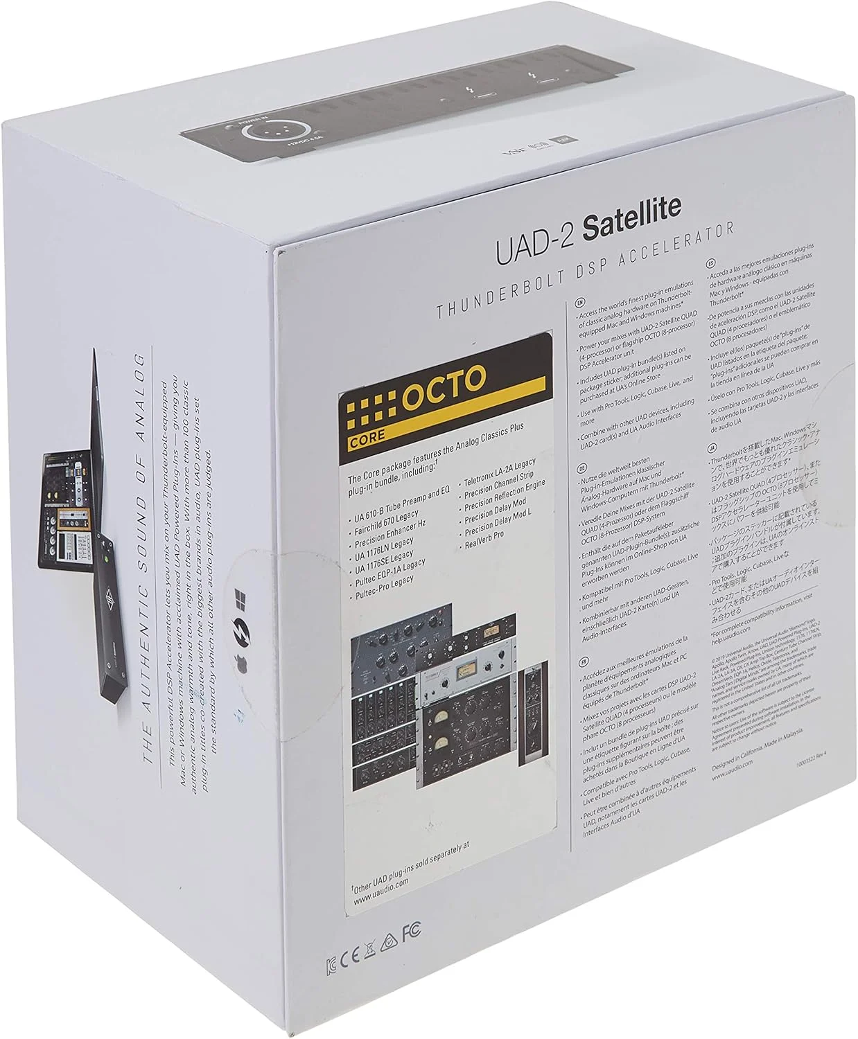 کارت صدای اکسترنال یونیورسال آدیو UAD-2 Satellite Thunderbolt OCTO Core