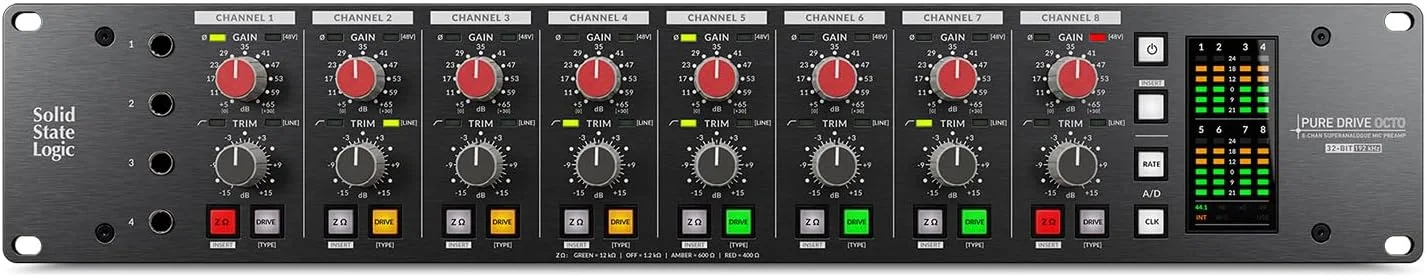 پری امپ میکروفون 8 کاناله Solid State Logic PureDrive Octo پری امپ میکروفون 8 کاناله Solid State Logic PureDrive Octo