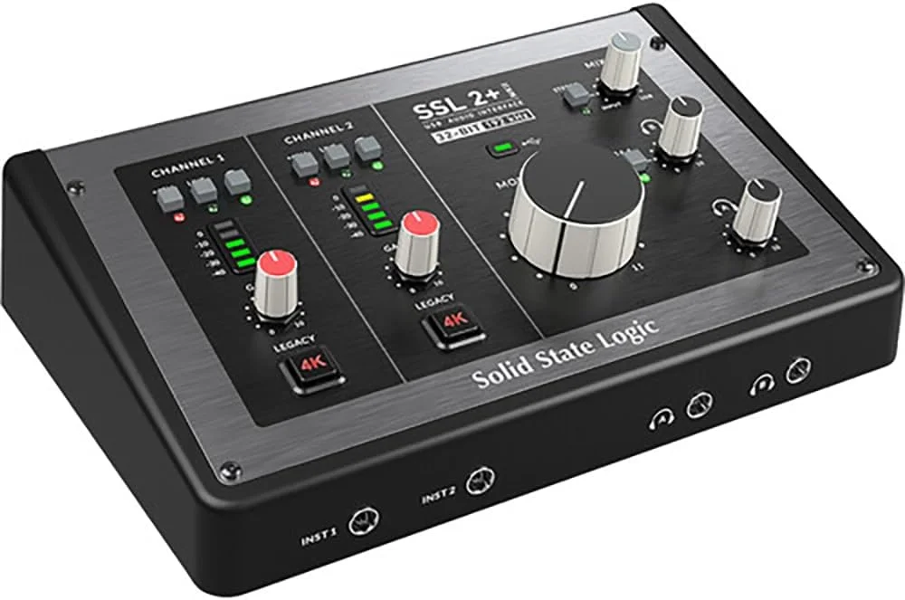 کارت صدای USB 2x4 سالید استیت لاجیک SSL 2+ MKII کارت صدای USB 2x4 سالید استیت لاجیک SSL 2+ MKII