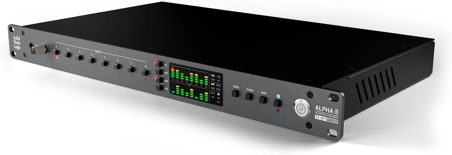 مبدل AD/DA سالید استیت لاجیک Alpha 8 با 8 ورودی/خروجی ADAT و SPDIF مبدل AD/DA سالید استیت لاجیک Alpha 8 با 8 ورودی/خروجی ADAT و SPDIF