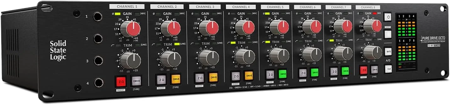 پری امپ میکروفون 8 کاناله Solid State Logic PureDrive Octo پری امپ میکروفون 8 کاناله Solid State Logic PureDrive Octo