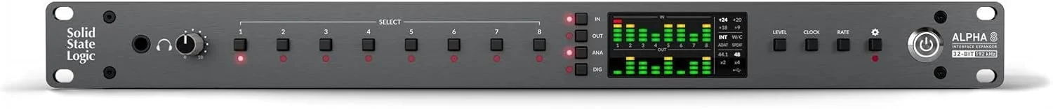 مبدل AD/DA سالید استیت لاجیک Alpha 8 با 8 ورودی/خروجی ADAT و SPDIF مبدل AD/DA سالید استیت لاجیک Alpha 8 با 8 ورودی/خروجی ADAT و SPDIF