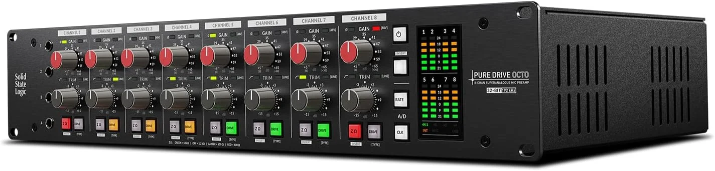 پری امپ میکروفون 8 کاناله Solid State Logic PureDrive Octo پری امپ میکروفون 8 کاناله Solid State Logic PureDrive Octo