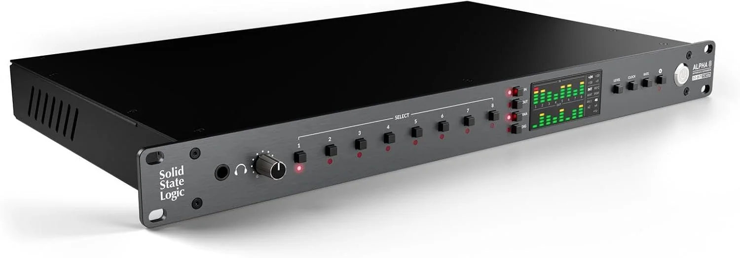 مبدل AD/DA سالید استیت لاجیک Alpha 8 با 8 ورودی/خروجی ADAT و SPDIF مبدل AD/DA سالید استیت لاجیک Alpha 8 با 8 ورودی/خروجی ADAT و SPDIF