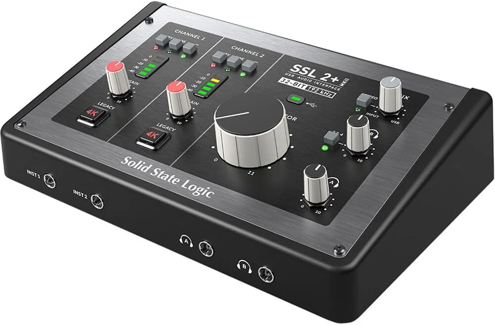 کارت صدای USB 2x4 سالید استیت لاجیک SSL 2+ MKII کارت صدای USB 2x4 سالید استیت لاجیک SSL 2+ MKII