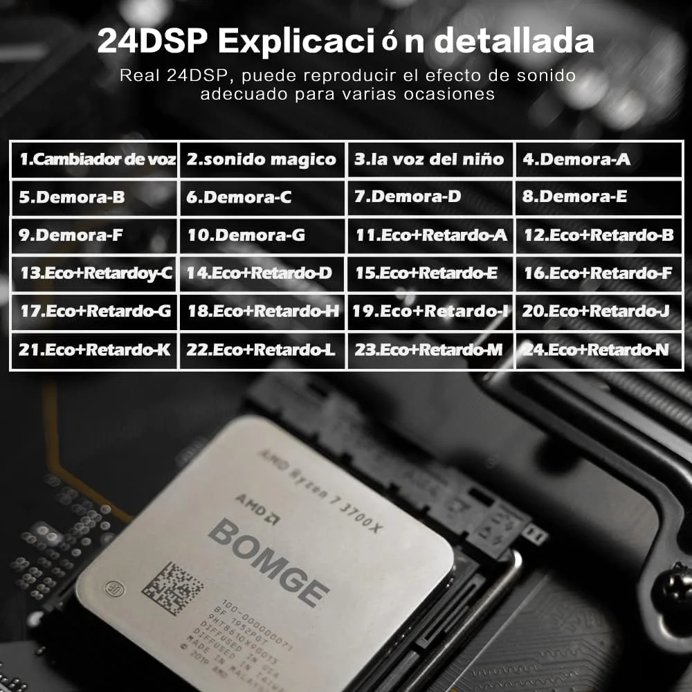 میکسر صوتی دی جی کوچک 6 کانال BOMGE با رابط USB، بلوتوث، ضبط استریو، فانتوم پاور 48 ولت، 24 افکت DSP برای کارائوکه، آواز، پخش زنده، استریمینگ، ضبط کامپیوتر (سفید) میکسر صوتی دی جی کوچک 6 کانال BOMGE با رابط USB، بلوتوث، ضبط استریو، فانتوم پاور 48 ولت، 24 افکت DSP برای کارائوکه، آواز، پخش زنده، استریمینگ، ضبط کامپیوتر (سفید)